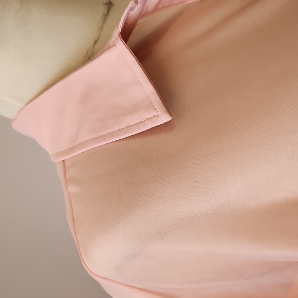 SOLD - LAST CHANCE - Pink sheer blouse - Picture 4 of 6